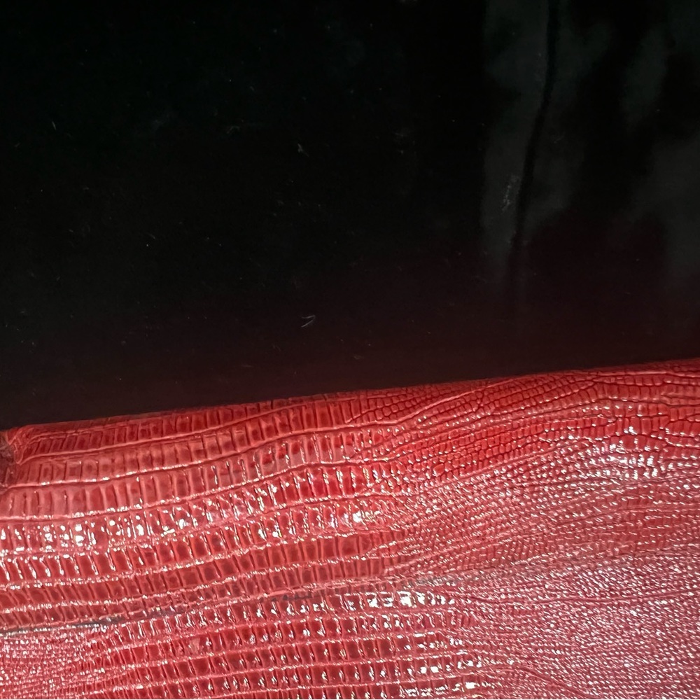 Python Embossed Vintage Clutch - image 5